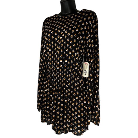 BILLABONG Open Heart Romper Sz L Orange Floral Open Back Tie Romper Boho Summer - Picture 2 of 11